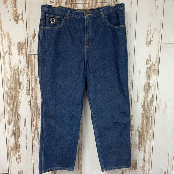 Cinch WRX Flame Resistant, Green Label Dark Wash Jeans. Size 42x30 New cond! - Picture 1 of 7